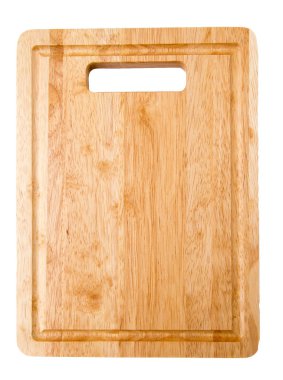 Beyaz bir arka plan üzerinde mutfak için yönetim kurulu