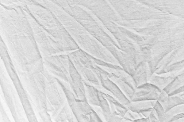 Wrinkled white cloth as background — Stock Photo, Image