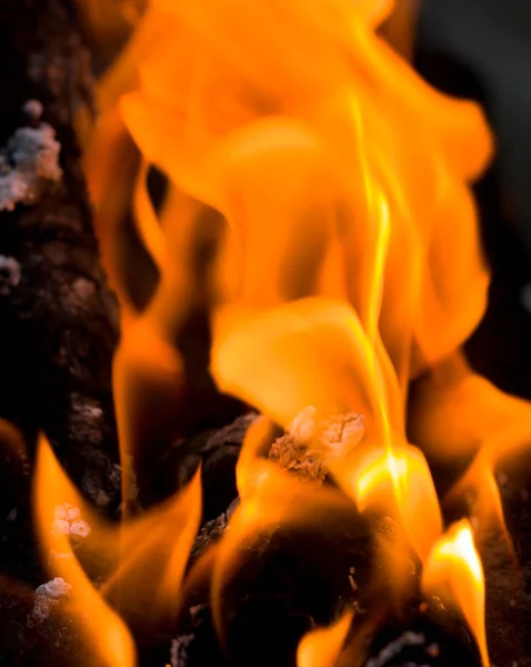 火焰中作为背景 — 图库照片