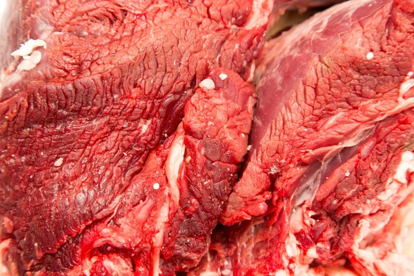 Carne fresca come sfondo — Foto Stock