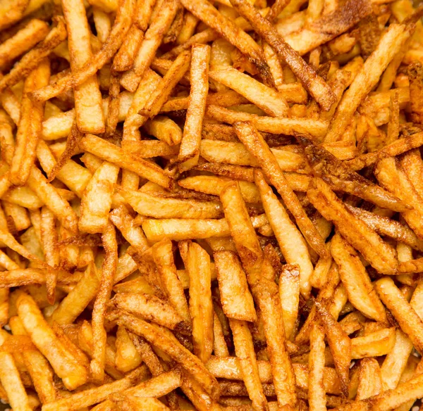 Kartoffelfrites in Öl kochen — Stockfoto