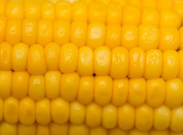 黄色玉米作为背景。宏观 — 图库照片