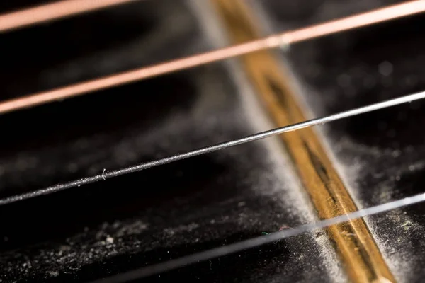 String guitar. macro — Stock Photo, Image