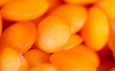 arka plan olarak mercimek. Makro