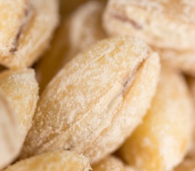 arka plan olarak arpa. Makro