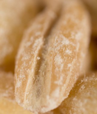 arka plan olarak arpa. Makro