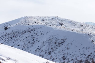 doğada karlı dağlar