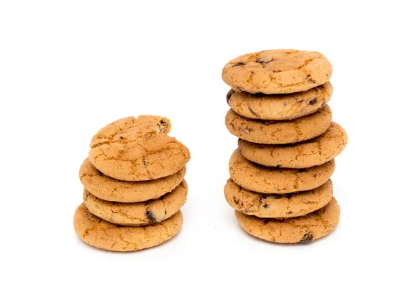 Galletas sobre fondo blanco —  Fotos de Stock