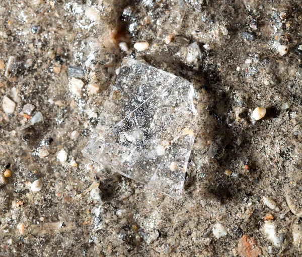 Ghiaccio a terra come sfondo — Foto Stock