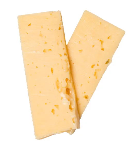 Kaas op een witte achtergrond — Stockfoto