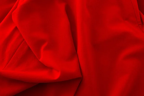 Red cloth as background — Stock Photo, Image