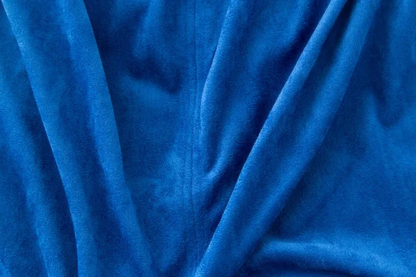 Blauer Stoff als Hintergrund — Stockfoto