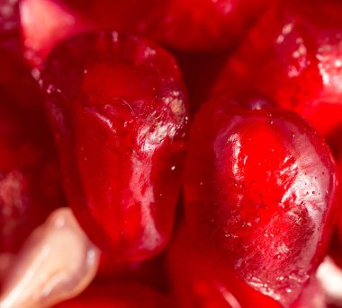 Nar bir arka plan olarak. Makro