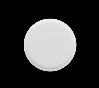 Siyah bir arka plan üzerinde tıbbi Tablet