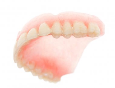false teeth on a white background clipart
