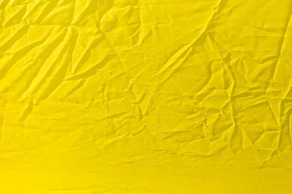 Stropicciato panno giallo come sfondo — Foto Stock