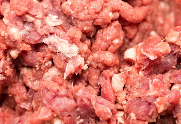 Minced meat as a background. macro — Stock Photo, Image