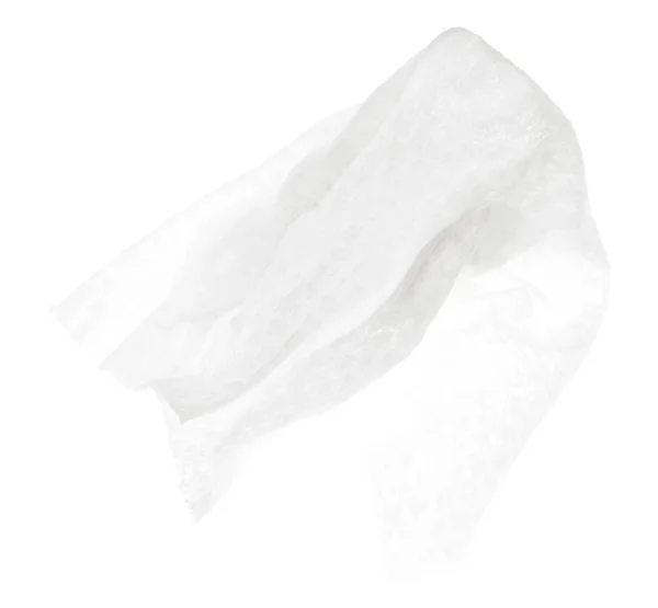 White napkin on a white background — Stock Photo, Image