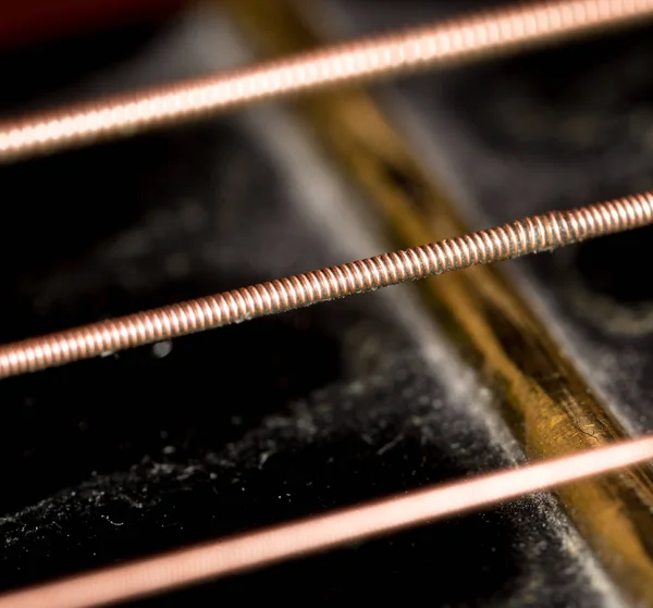 String guitar. macro — Stock Photo, Image