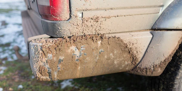 Szennyeződés, az autók Suv — Stock Fotó