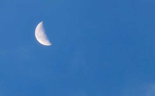 Luna Cielo Azul Parque Naturaleza — Foto de Stock