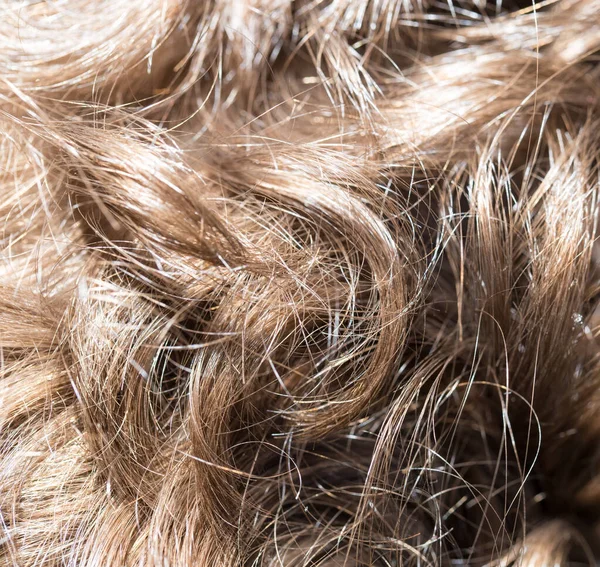 Arka Plan Olarak Insan Saçı Doku Soyut Bir Dokunun Fotoğrafı — Stok fotoğraf