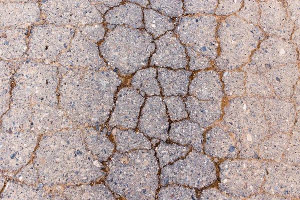 Sprickor Den Gamla Trottoaren Som Bakgrund — Stockfoto