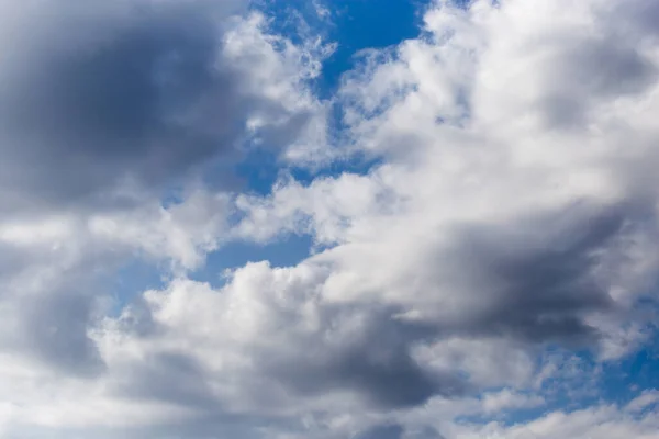 Schöne Wolken Blauen Himmel Foto Einer Abstrakten Textur — Stockfoto