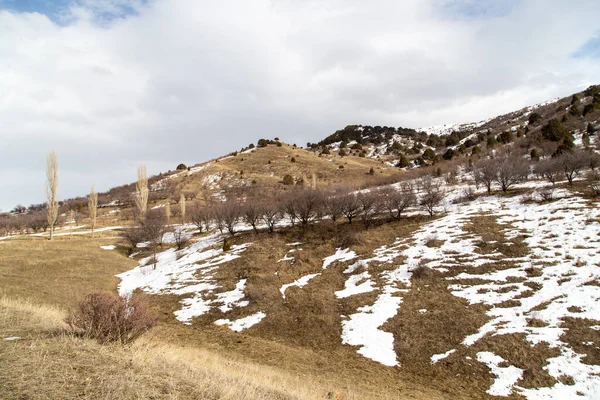 Natura Nelle Montagne Tien Shan Inverno Kazakistan — Foto Stock