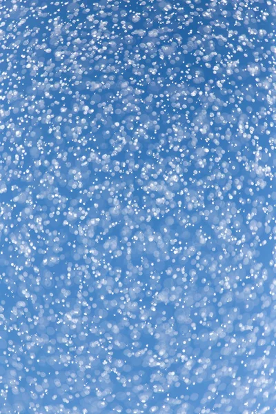 Gouttes Pluie Sur Ciel Bleu Dans Parc Dans Nature — Photo