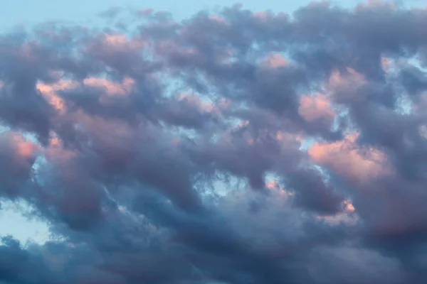 Awan Indah Langit Latar Belakang Matahari Terbenam — Stok Foto