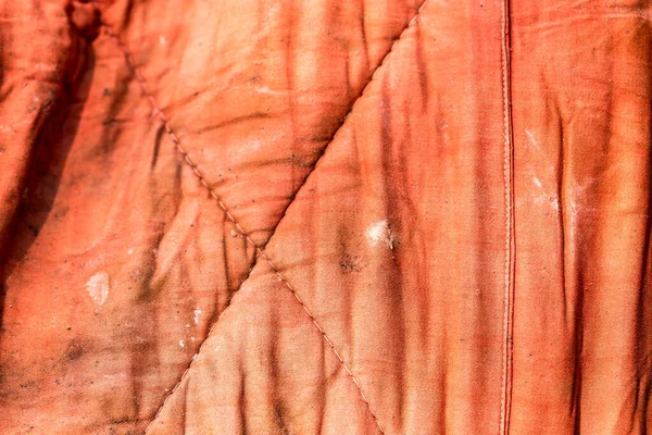 Старая Красная Ткань Качестве Фона — стоковое фото