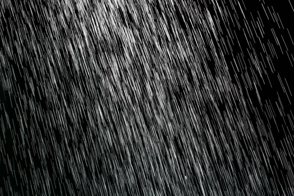 Rain Black Background Photos Studio — Stock Photo, Image