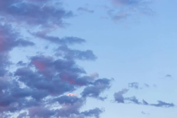 Beautiful Clouds Sky Sunset Background — Stock Photo, Image