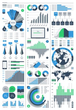 Infographic öğeleri kümesi