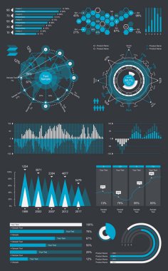 Infographic öğeleri kümesi