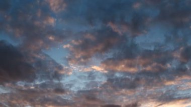 Güzel gün batımı hızlandırılmış