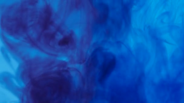 Fundo líquido cor azul abstrato — Vídeo de Stock