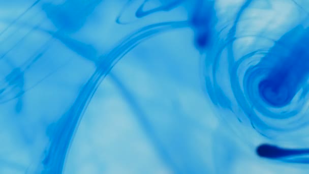 抽象的な青い色の液体の背景 — ストック動画
