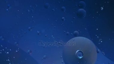 yağ, su ve mürekkep için güzel bir soyut karıştırma