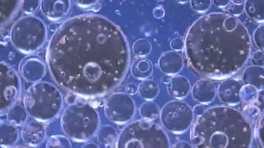 Su kabarcıkları hızlı girdap arka plan video
