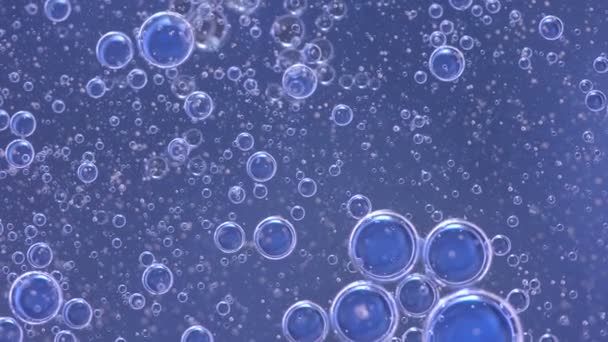 Olio, acqua e inchiostro per una bella miscela astratta — Video Stock