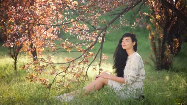 봄 여자 초상화 — 비디오