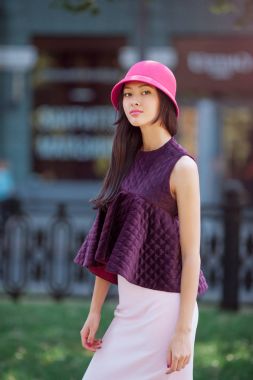 Asyalı kadın romantik portre