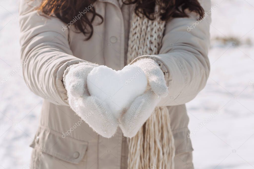 Snow Heart in Hands