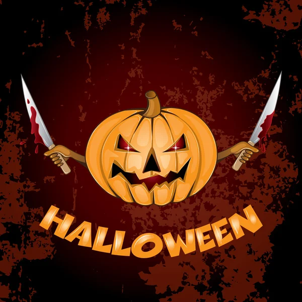Halloween háttér illusztráció — Stock Vector