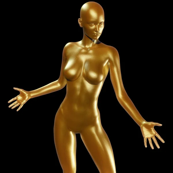 3d render of woman body — Stock Photo, Image