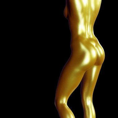 bir kadın vücudu işlenmiş illüstrasyon