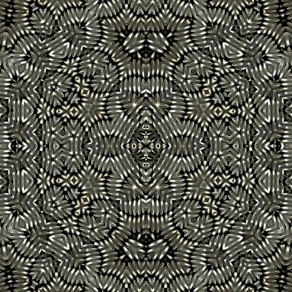 Decorative seamless metal background — Stock Photo, Image