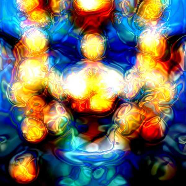 Abstrakt vätska bakgrund med färgglada ljuseffekter — Stockfoto